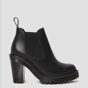 ❌SOLD ❌Dr. Martens Women's Hurston Platform Heeled Ankle Chelsea Boots Black